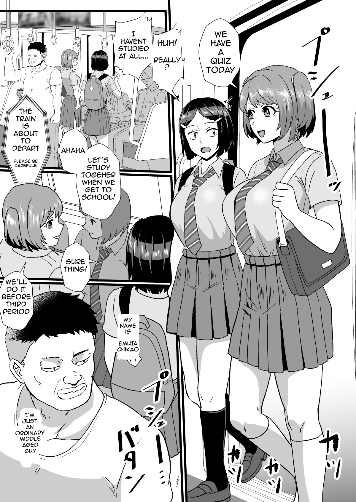 Hentai Manga Comic-The Perception-altering Man Who Appeared On The School Train-Read-2